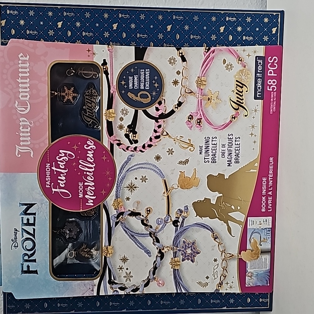 Frozen, Juicy culture, fashion fantasy bracelet making kit for girls